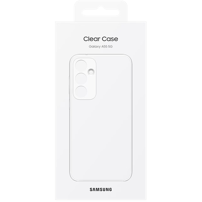 Samsung Galaxy A55 Clear Case (Clear) - EF-QA556CTEGWW