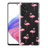 Hoesje geschikt voor Samsung Galaxy A53 - Flamingo