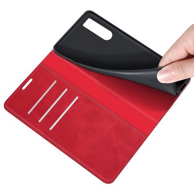 Cazy Wallet Magnetic Hoesje geschikt voor Sony Xperia 1 IV - Rood