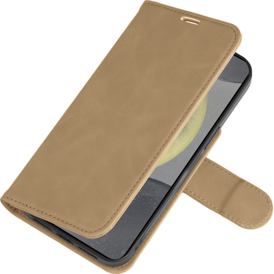 Cazy Uitneembaar Wallet Hoesje voor Samsung Galaxy S24 - Magnetisch 2-in-1 Hoesje met Pasvakjes - Taupe