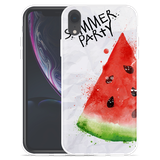 Hoesje geschikt voor iPhone Xr - Watermeloen Party