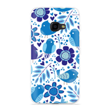 Hoesje geschikt voor Samsung Galaxy Xcover 4s - Blue Bird and Flower