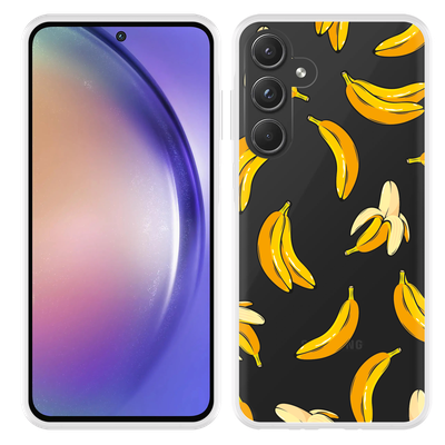 Cazy Hoesje geschikt voor Samsung Galaxy A55 Banana