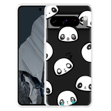 Hoesje geschikt voor Google Pixel 8 Pro Panda Emotions