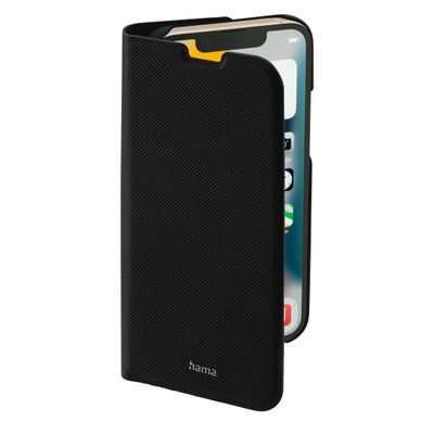 Hama Booklet Slim Pro Cover Hoesje geschikt voor Apple iPhone 13 - Pasvakjes - Magnetische sluiting - Standfunctie - Perfecte Pasvorm - Zwart