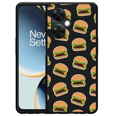 Cazy Hoesje Zwart geschikt voor OnePlus Nord CE 3 Lite 5G Burgers