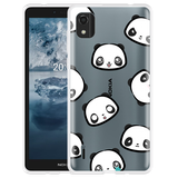 Hoesje geschikt voor Nokia C2 2nd Edition - Panda Emotions