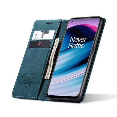 OnePlus Nord N20 Hoesje - CASEME Retro Wallet Case - Blauw