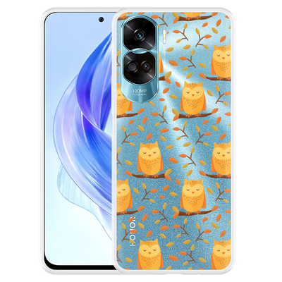 Cazy Hoesje geschikt voor Honor 90 Lite Cute Owls