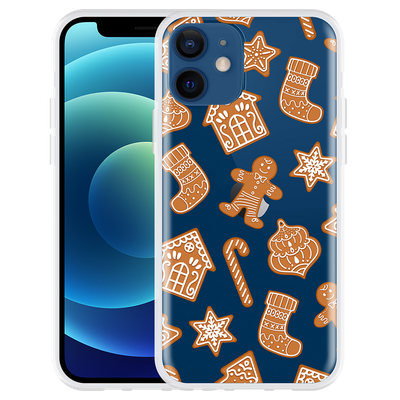 Cazy Hoesje geschikt voor iPhone 12 - Christmas Cookies