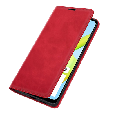Cazy Wallet Magnetic Hoesje geschikt voor Xiaomi Redmi A1 / Redmi A2 - Rood