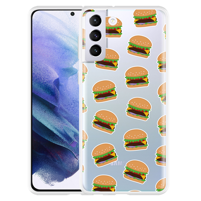 Cazy Hoesje geschikt voor Samsung Galaxy S21 Plus - Burgers