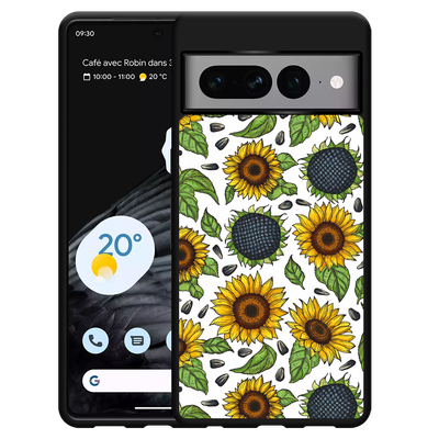 Cazy Hardcase hoesje geschikt voor Google Pixel 7 Pro - Sunflowers