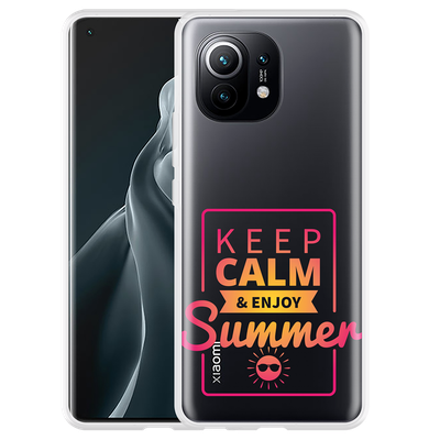Cazy Hoesje geschikt voor Xiaomi Mi 11 - Summer Time
