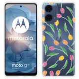 Hoesje geschikt voor Motorola Moto G04/G04s/G24/G24 Power Tulpen