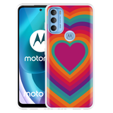Hoesje geschikt voor Motorola Moto G71 - Retro Hart
