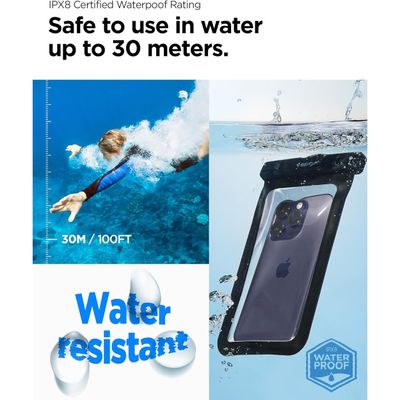 Spigen Waterproof Case - Black - 2 Pack - A601