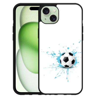 Cazy Hardcase Hoesje geschikt voor iPhone 15 Plus Soccer Ball