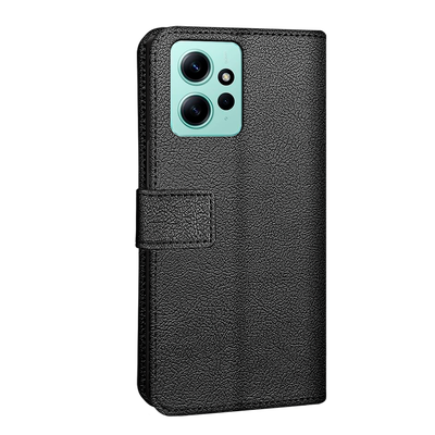 Cazy Wallet Classic Hoesje geschikt voor Xiaomi Redmi Note 12 4G - Zwart