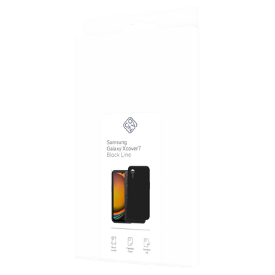 Cazy Soft TPU Hoesje geschikt voor Samsung Galaxy Xcover7 - Zwart