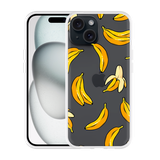 Hoesje geschikt voor iPhone 15 Banana