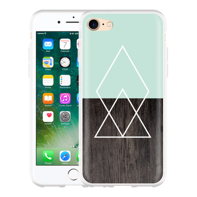 Cazy Hoesje geschikt voor iPhone 7 - Wood Simplicity