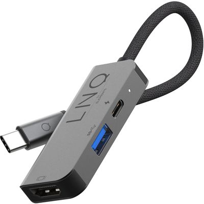 LINQ Connects 3-in-1 USB-C / HDMI Hub + 2M USB-C PD Kabel