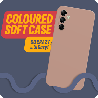 Cazy Soft Color TPU Hoesje geschikt voor Samsung Galaxy A14 4G/5G - Roze