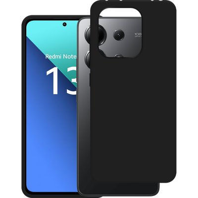 Just in Case Xiaomi Redmi Note 13 4G - Soft TPU Case with Necklace Strap - Black