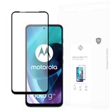 Full Cover Glass Screen Protector geschikt voor Motorola Moto G71 - Zwart