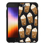 Hoesje Zwart geschikt voor iPhone 7/8 - Frappuccino's