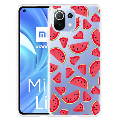 Cazy Hoesje geschikt voor Xiaomi Mi 11 Lite - Watermeloen