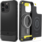 Spigen Hoesje geschikt voor iPhone 16 Pro Max - Rugged Armor MagFit - Zwart