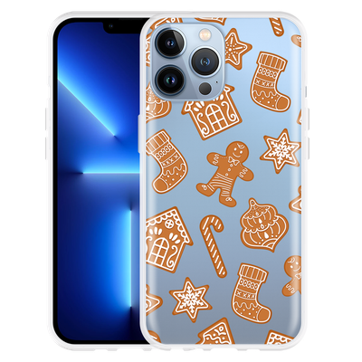Cazy Hoesje geschikt voor iPhone 13 Pro Max - Christmas Cookies