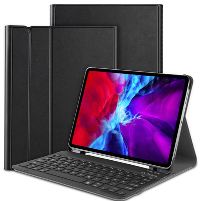 Cazy Hoes met Toetsenbord QWERTZ - geschikt voor iPad Pro 11 2020 (2nd Gen) - Zwart