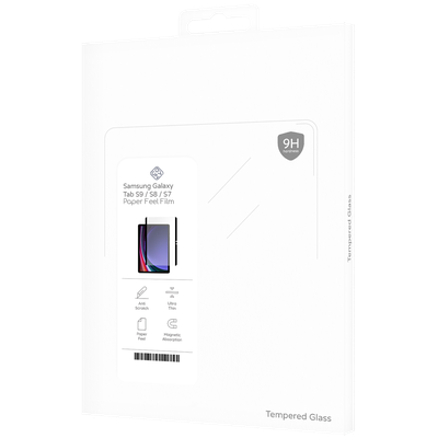 Cazy Paper Feel Screen Protector geschikt voor Samsung Galaxy Tab S9 / S9 FE / S8 / S7 - 1 stuk