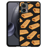 Hoesje Zwart geschikt voor Motorola Edge 30 Neo - Frikandelbroodjes