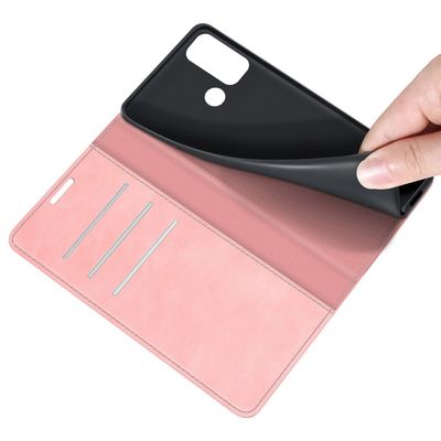 Cazy Wallet Magnetic Hoesje geschikt voor Motorola Moto G60s - Roze