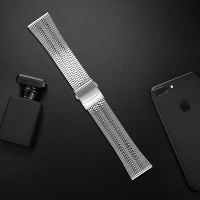 Cazy OnePlus Watch Bandje - Stalen Watchband - 22mm - Zilver