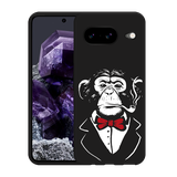 Hoesje Zwart geschikt voor Google Pixel 8 Smoking Chimp