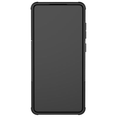 Cazy Rugged Hybrid Hoesje geschikt voor Samsung Galaxy A72 5G - Zwart