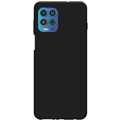 Cazy TPU Hoesje met Koord geschikt voor Motorola Moto G100 - Zwart