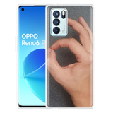 Hoesje geschikt voor Oppo Reno6 Pro 5G - Circle Hand Game