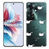 Hoesje geschikt voor Oppo Reno11 F Love my Cat