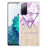 Hoesje geschikt voor Samsung Galaxy S20 FE - Color Paint Wood Art