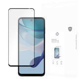 Full Cover Glass Screen Protector geschikt voor Motorola Moto G53 5G - Zwart