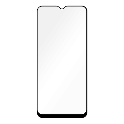 Cazy Full Cover Glass Screen Protector geschikt voor Samsung Galaxy A04e - Zwart