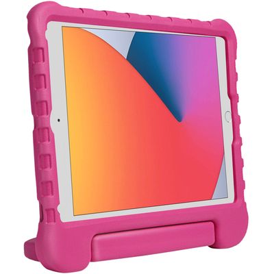 Cazy Kinderhoes geschikt voor iPad 2021 (9th Gen)/2020 (8th Gen)/iPad 2019 (7th Gen) - Kids Case Ultra - Met Screenprotector - Roze