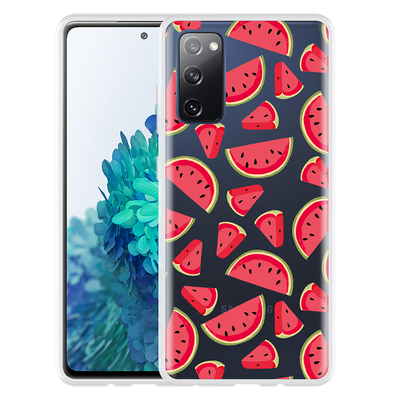 Cazy Hoesje geschikt voor Samsung Galaxy S20 FE - Watermeloen