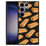 Hoesje Zwart geschikt voor Samsung Galaxy S23 Ultra Frikandelbroodjes